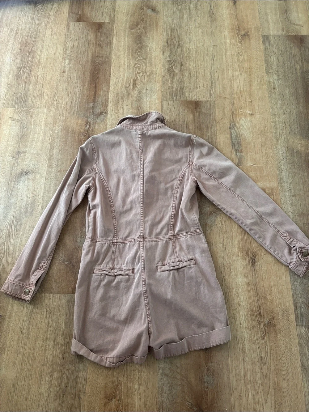 Free People Mauve Utility Romper